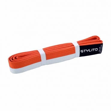 WHITE & ORANGE COLOUR BELT