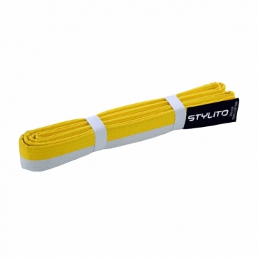 WHITE & YELLOW COLOUR BELT