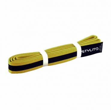 BLACK STRIPE YELLOW BELT