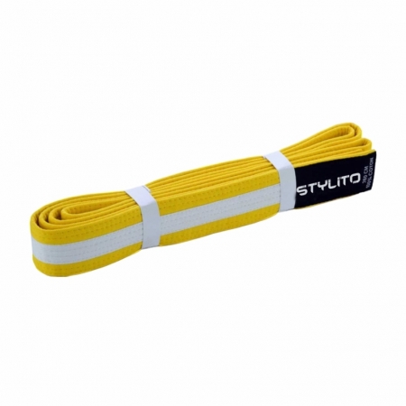 WHITE STRIPE YELLOW BELT